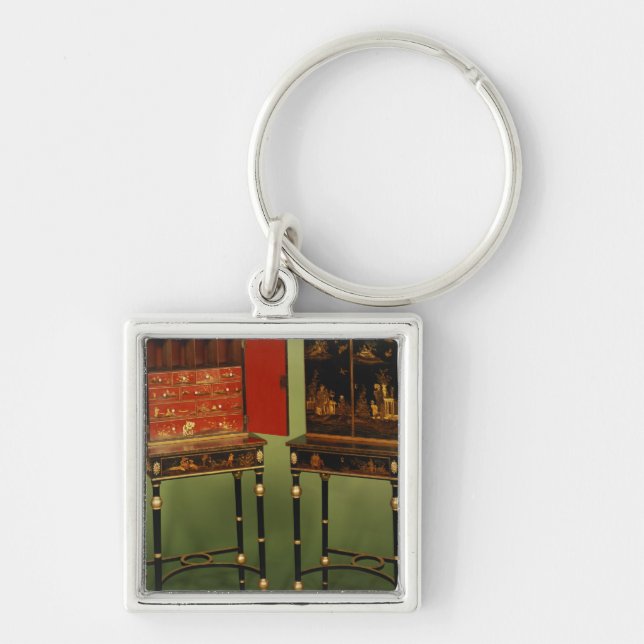 32:Two Chinoiserie cabinets, c.1770 Key Ring (Front)