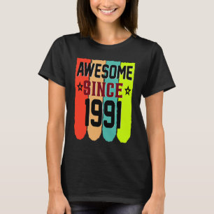 32 Year Old Vintage 1991 32nd Birthday T-Shirt