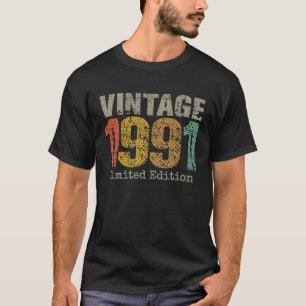 32 Year Old Vintage 1991 32nd Birthday T-Shirt