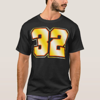 32 Yellow sport number T-Shirt