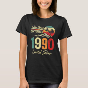 32 Yr Old Vintage September 1990  32nd T-Shirt