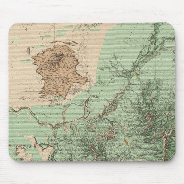 32C Land Classification Map Mouse Mat (Front)