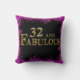 32nd Birthday Cushion
