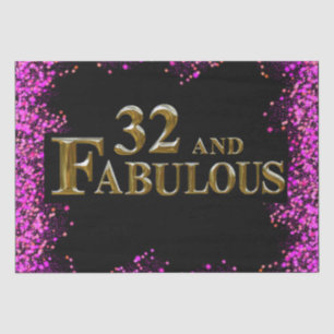 32nd Birthday  Tissue Paper