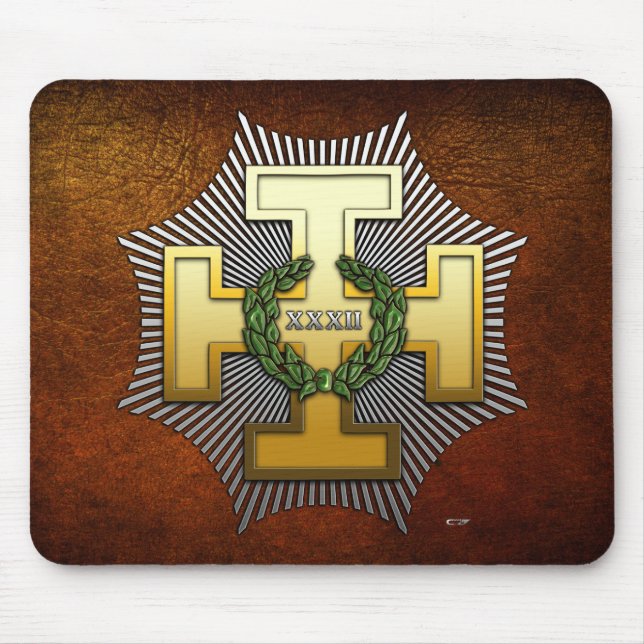 32nd Degree: Master of the Royal Secret Mouse Mat (Front)