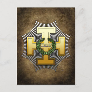 32nd Degree: Master of the Royal Secret Postcard