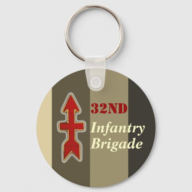 32nd Infantry Brigade Military Key Ring (Front)