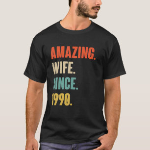 32Nd Wedding Aniversary Gift For Her Amazing Wife T-Shirt