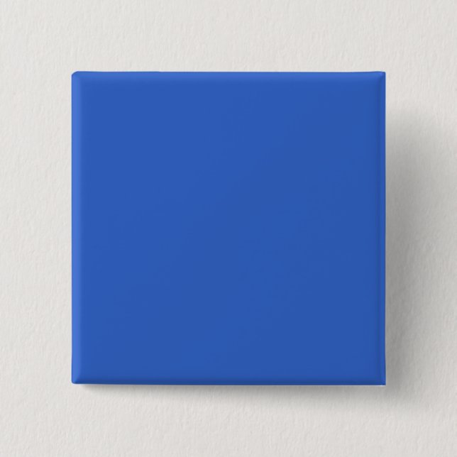 3366CC Solid Blue Background Colour Template 15 Cm Square Badge (Front)