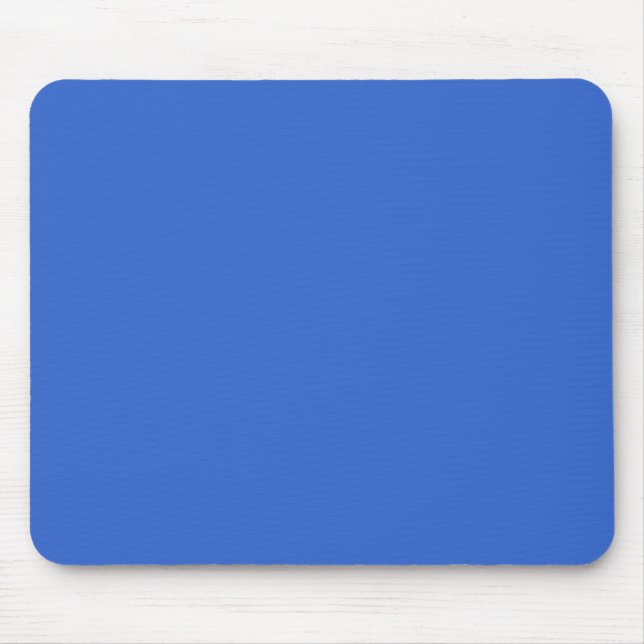 3366CC Solid Blue Background Colour Template Mouse Mat (Front)