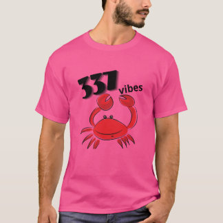 337 Vibes Cute Illustration Oversized T-Shirt
