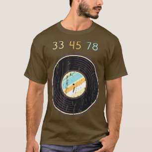 33 45 78 RPM Vintage Shirt Retro Vinyl Record