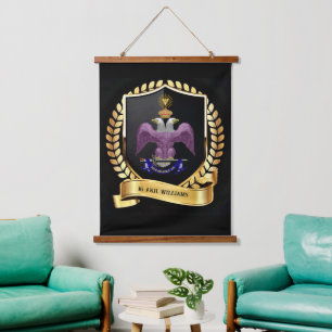 33 Degree Mason Hanging Tapestry