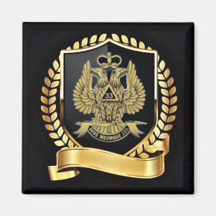 33 Degree Mason Magnet