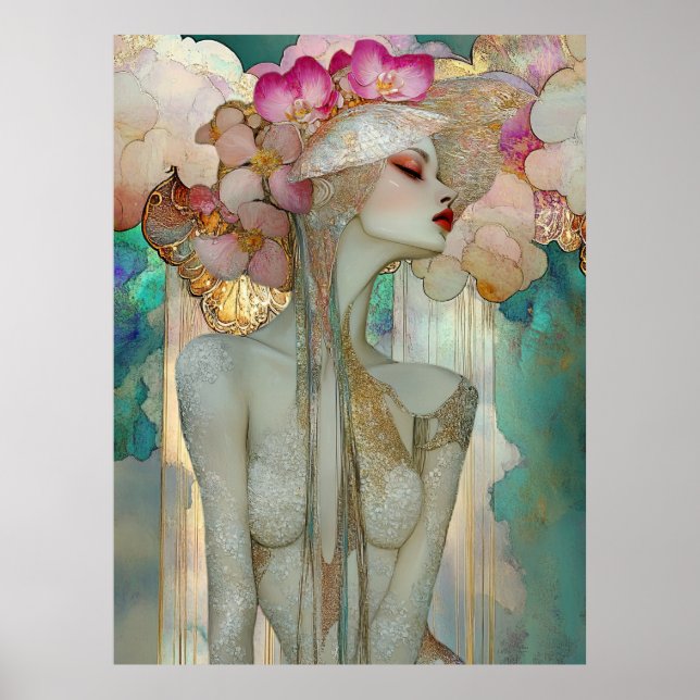 *~* 33 FD2 Fantasy Nouveau Ethereal Dreamlike Poster (Front)
