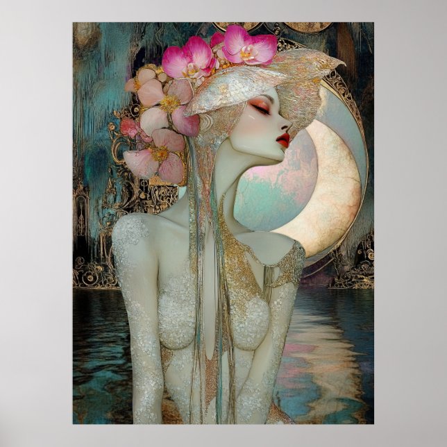 *~* 33 FD2 Nouveau Fantasy Ethereal Dreamlike Poster (Front)