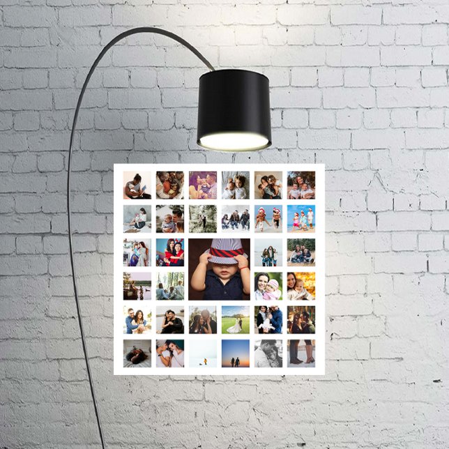 33 Photo Template Personalised Custom Made Collage Poster (Creator Uploaded)