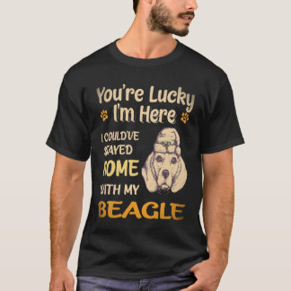 33 Stayed Home With My Beagle T-Shirt