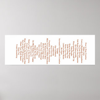 33 Ways To Stay Creative Poster