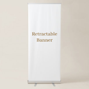 33" x 79.5" Retractable Banners
