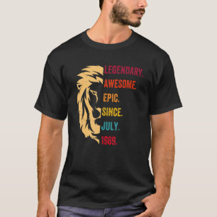 33 Years Old Legend Since July 1989 33rd Birthday T-Shirt