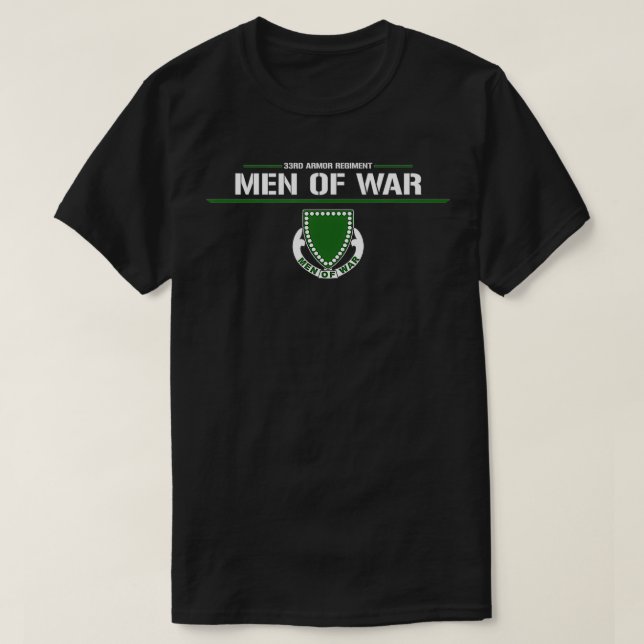 33rd Armour Regiment  T-Shirt (Design Front)