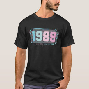 33rd Birthday Ladies Mens 33 Years 1989  Gift 12 T-Shirt