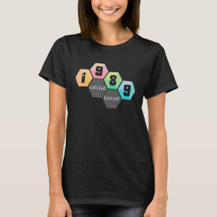 33rd Birthday Ladies Mens 33 Years 1989  Gift 16 T-Shirt