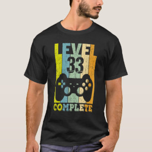 33rd Birthday Ladies Mens 33 Years 1989  Gift 4 T-Shirt