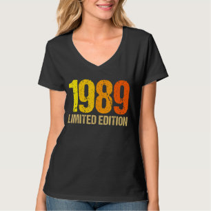 33rd Birthday Ladies Mens 33 Years 1989 Gift 9 T-Shirt