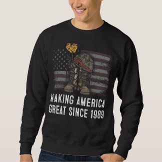 33rd Birthday Making America Great Since 1989 2 Sweatshirt
