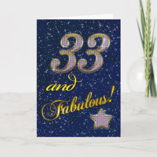 33rd Birthday party Invitation