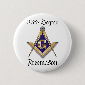 33rd Degree Freemason Button
