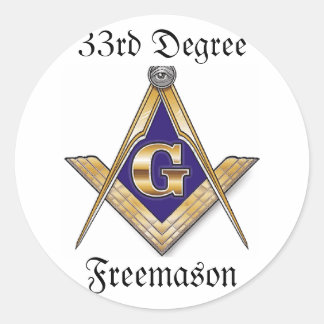 33rd Degree Freemason Sticker