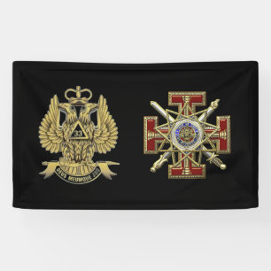 33rd Degree mason Banner