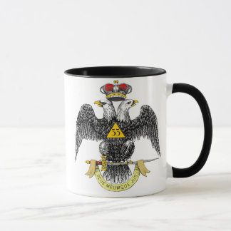 33rd Degree Scottish Rite Black Eagle Mug