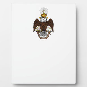 33rd Degree Scottish Rite Brown Eagle Plaque