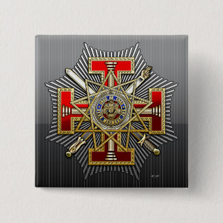 33rd Degree: Sovereign Grand Inspector General 15 Cm Square Badge