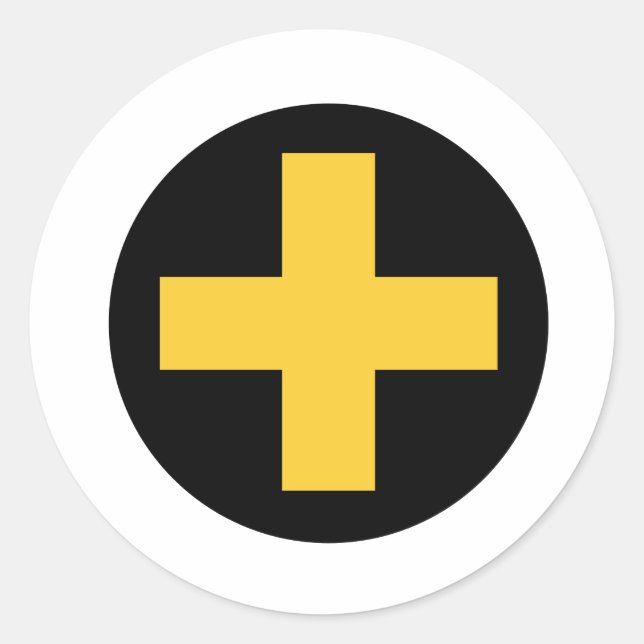 33rd Infantry Brigade Insignia Classic Round Sticker (Front)