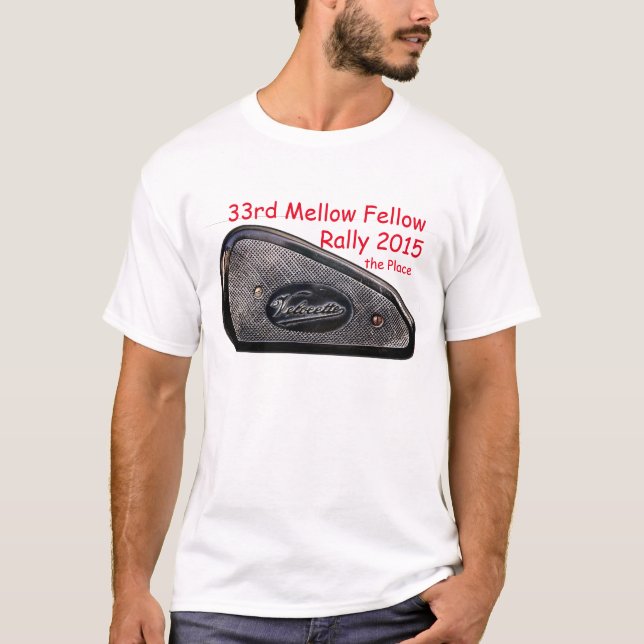 33rd Mellow Fellow Rally 2015 T-Shirt (Front)