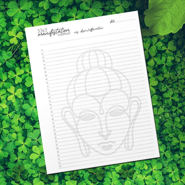 33x3 Manifestation Method, Law of attraction Notepad (Creator Uploaded)