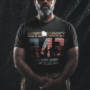 343 Firefighter Never Forget All Gave Some 21St T-Shirt
