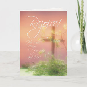 3455 Easter Rejoice Holiday Card