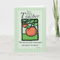 3495 Teacher Thank You, Apple Religious