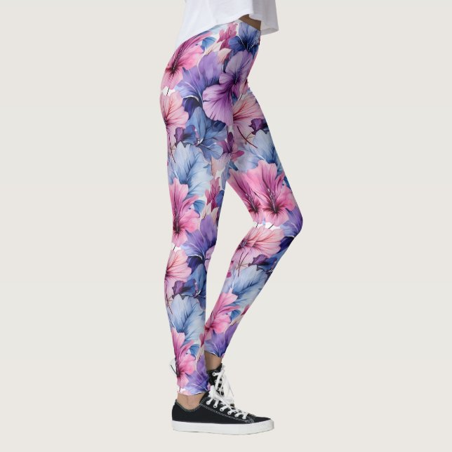 #34 Floral Pattern Leggings (Right)