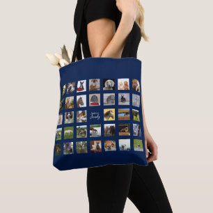 34 PHOTO COLLAGE Tote - Can EDIT COLOR