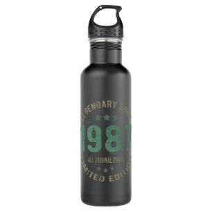 34 Year Old Bday 1987 Legend Since 34th Birthday 710 Ml Water Bottle