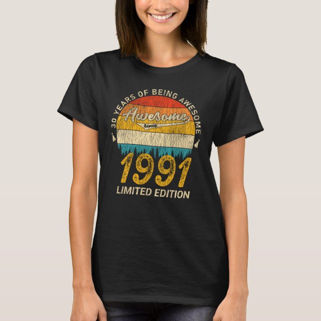34 Year Old Birthday Legend 34th Birthday Gift T-Shirt (Front)