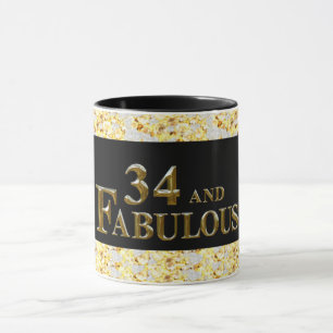 34th Birthday Mug