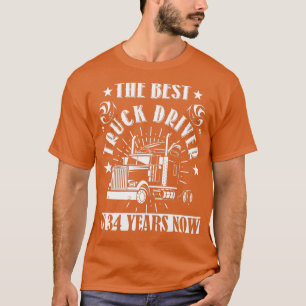 34th Birthday Present Truck Driver 34 Years Trucks T-Shirt